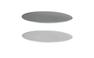 Stelton Emma Talíř, sada 2 talířů, jídelní talíř, servírovací talíř, snídaňový talíř, šedý, 22 cm, X2191