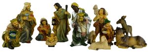 Krásné figurky do betléma 12 ks, cca 15 cm, K 077
