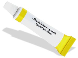 Rasiermesser Schleifpaste zum schärfen von Messern Streichriemen Leder Pflegepaste Gelb