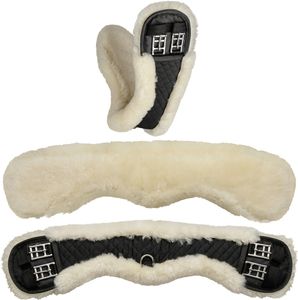 Equinate Mondgurt anatomisch Lammfell 60 cm Natur Equinate Mondgurt anatomisch Lammfell 60 cm Natur