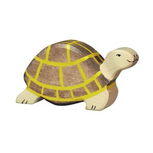 Holztiger Schildkröte braun-gelb 80545