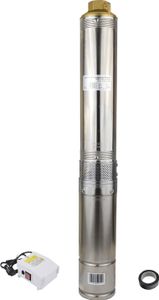 Agora-Tec® 4 Zoll Brunnenpumpe Tiefbrunnenpumpe PREMIUM 250W-3.5-49 20m Kabel