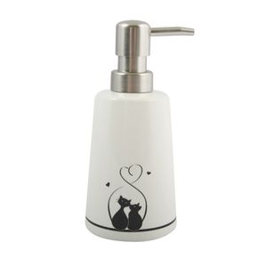 MSV Seifenspender Keramik Katze 300ml