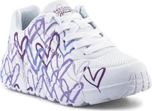 SKECHERS Sneaker "UNO LITE - SPREAD THE WORLD" weiss 31