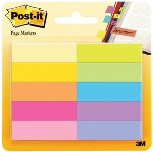 Post-it Pagemarker aus Papier 12,7 x 44,4 mm 10 Blöcke á 50 Blatt