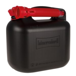 kanystr alca® 5l pro zásobování naftou a benzínem ze silného plastu s dětskou pojistkou