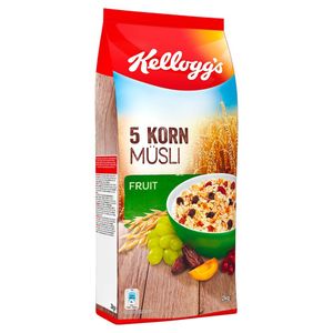 Kelloggs 5 Korn Müsli Fruit verschiedene Cerealien mit Früchten 2000g