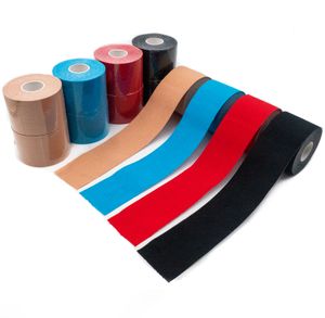 axion Kinesiologie-Tapes 12 Stück selbstklebend - Wasserfeste Tapes, 4 Farben, Physiotape, Sporttape Bandage, für Ihre Physiotherapie