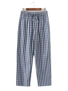 ydance Herren Kariert Bedruckte Pyjamas Hosen Elastische Taille Homewear Hose,Farbe:Dunkelgrau,Größe:XXL