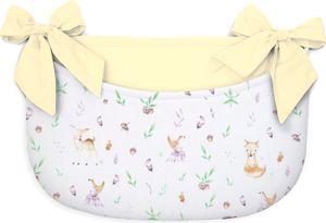 Amilian Betttasche zum Einhängen, Windelntasche, Aufbewahrungstasche, Spielzeugtasche, Babybetttasche, Organizer für Kinderbett, Laufgitter