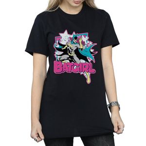 Batman - "Leap" T-Shirt für Damen BI1720 (L) (Schwarz)