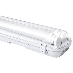 EINFEBEN LED Feuchtraumleuchte Deckenleuchten Feuchtraumlampe Wannenleuchte 150 CM Werkstattleuchte 2x 24W Neutralweiß G13 T8 Lampe LED Röhre Werkstatt Deckenleuchte Leuchtstoff Röhre