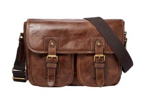 FOSSIL Greenville Courier Cognac
