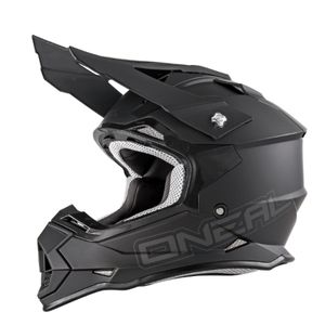 O'NEAL Motocross Helm 2SRS RL MX Flat, Schwarz, XL (61/62 cm)