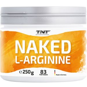 TNT (True Nutrition Technology) Naked L-Arginin semiessenzielle Aminosäure für den Wachstum und erhöhter Blutfluss 250g ohne Geschmack