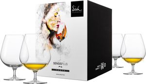 Eisch Vorteilset 2 Stück 4 Cognacgläser 500/211 im Geschenkkarton SUPERIOR SENSISPLUS 25006211 und Geschenk + Spende