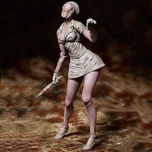 HiScooter Gesichtslose Krankenschwester Actionfigur Silent Hill Anime Charakter Statue Bewegliche Modellverzierung der sprudelnden Oberschwester