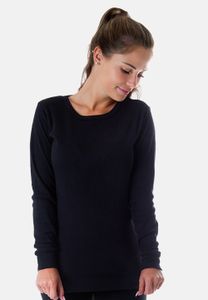 Damen Thermo Unterhemden Set | 3 langarm Unterhemden | Funktionsunterhemden | Thermounterhemden 3er Pack - Schwarz - XL