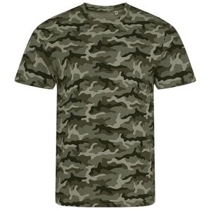AWDis Herren Camouflage T-Shirt PC2978 (L) (Grün Camo)