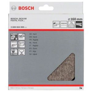 Bosch 3608604000 2 Polierscheiben, hart