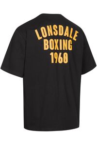 Herren T-Shirt Oversize EGLINTON Black/Yellow L Lonsdale
