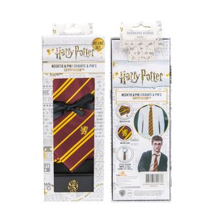 Cinereplicas Harry Potter Krawatte & Ansteck-Pin Deluxe Box Gryffindor HPE60063