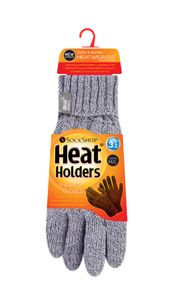 Heat Holders Damen Handschuhe aus Heatweaver Garn mit Wärmerückhaltungswert (TOG) 2,3 grau