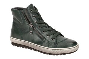 Gabor Shoes Schnürstiefelette - Grün Glattleder Größe: 38 Normal