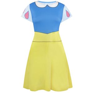 Disney Princess Damen/Damen Schneewittchen Kostüm Kleid NS5441 (L) (Blau/Gelb)