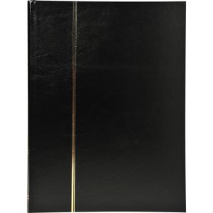 EXACOMPTA 26151E Album na pečiatky EXACOMPTA, 225 x 305 mm, čierny, 48 strán