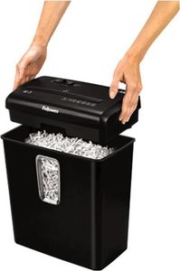 Fellowes Aktenvernichter Powershred® P-30C, 6 Blatt Partikelschnitt (P-4), für Zuhause; 6008101
