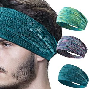 3 Stück Sport Stirnbänder rutschfest Kopfbänder Elastische Haarbänder Schweißband für Laufen, Yoga, Radfahren 04