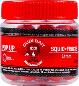 Dudi Bait Pop Up Squid-Fruits guľôčky 14mm 20g