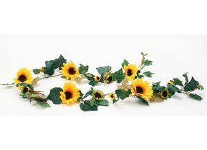 Sonnenblumengirlande große Blüten ca. 200cm Kunstpflanze