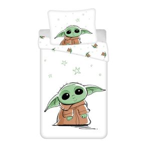 JERRY FABRICS Pościel w zestawie Star Wars Baby Yoda Cotton, 140/200, 70/90 cm