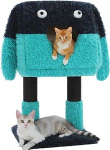 Purpurra Kratzbaum Monster-Kollektion für kleine bis mittelgroße Katzen, 72/78/110 cm
