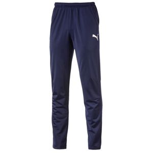 Puma Jogginghose Herren lang, schwarz aus Polyester, Größe:L, Farbe:Blau