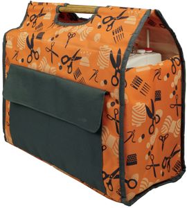 Kleiber Nähmaschinentasche orange/grau