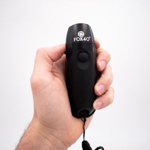 Fox40 Electronic Whistle , schwarz, mit Batterie