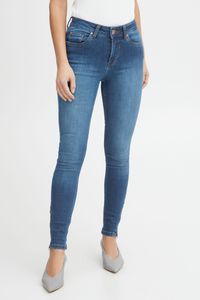 Pulz Jeans PZTracy Damen Jeans Denim Hose Regular Waist 5-Poket-Style mit Stretch Skinny Fit