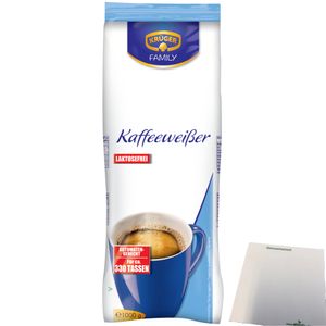 Krüger Kaffeeweißer laktosefrei Coffee Creamer 1er Pack (1x1 kg Beutel) + usy Block