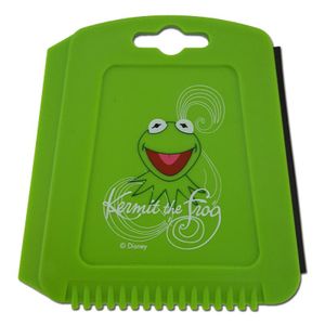 Auto Eiskratzer Eisschaber Muppets Kermit der Frosch Grün mit Gummilippe