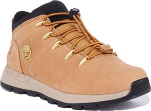 Timberland Euro Spr t Trekker Youth Mid Hiking Leather Ankle Boot Wheat - 2.5 UK - 35 EU - 3 US / Wheat