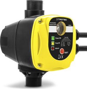 TROTEC Elektronischer Druckschalter TDP DS Pumpensteuerung Druckregler für Hauswasserwerke Wasserpumpen (max. 10 bar) ohne Stecker