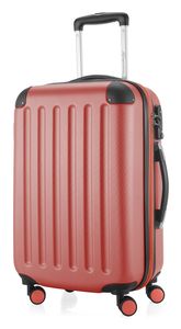 HAUPTSTADTKOFFER - Spree - Handgepäck Koffer Trolley Hartschalenkoffer, TSA, 55 cm, 42 Liter,Korall