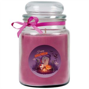 HS Candle "Halloween" Duftkerze im Bonbonglas - viele Motive zur Auswahl, Ideale Herbstdeko