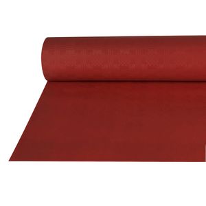 Papstar Damasttischtuch bordeaux 50 x 1m 12571