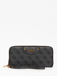 GUESS Brieftasche Damen Polyester Grau GR71393 - Größe: Einheitsgröße