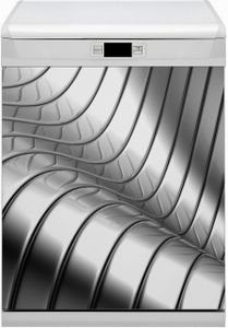 Umývateľná magnetická podložka do umývačky riadu 60x70 cm Kuchynská dekoratívna podložka - metalická