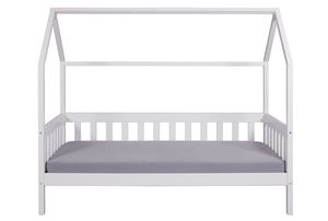 Inter Link Hausbett Funky Housebed 90x200 Kiefer massiv weiss lackiert